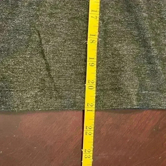 Eileen Fisher Jersey Knit Stretch Mini Skirt Size Small Dark Gray Comfort - Picture 9 of 9